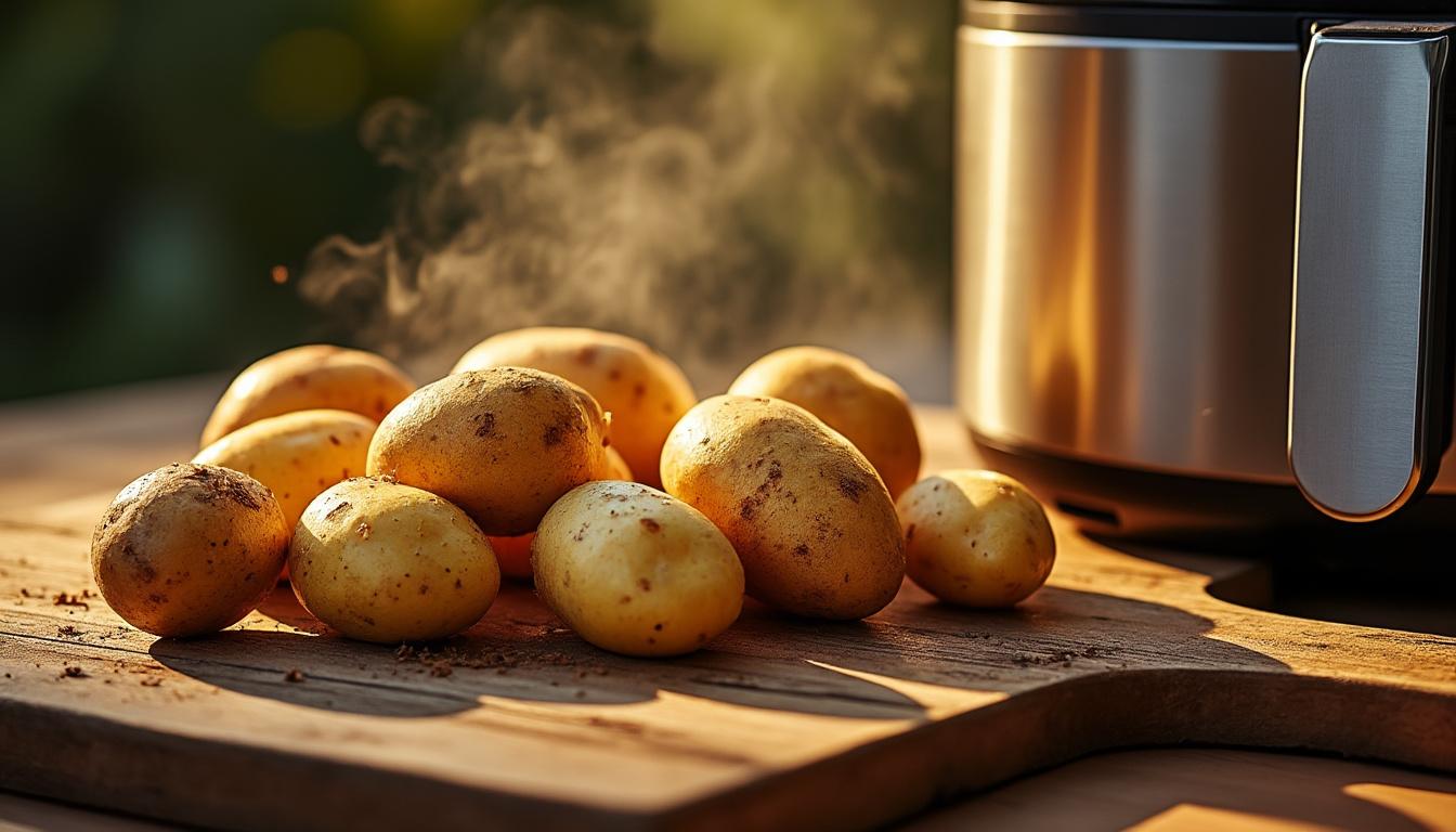 discover the ultimate guide to making air fryer baked potatoes with perfectly crispy skin and a fluffy interior every time. easy steps for a delicious, healthy side dish.