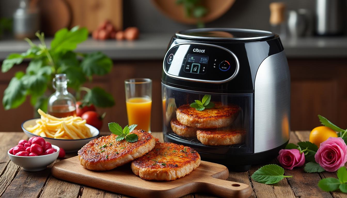 discover the ultimate guide to air fryer pork chops for perfectly juicy and crispy results every time. easy steps and tips for delicious meals.