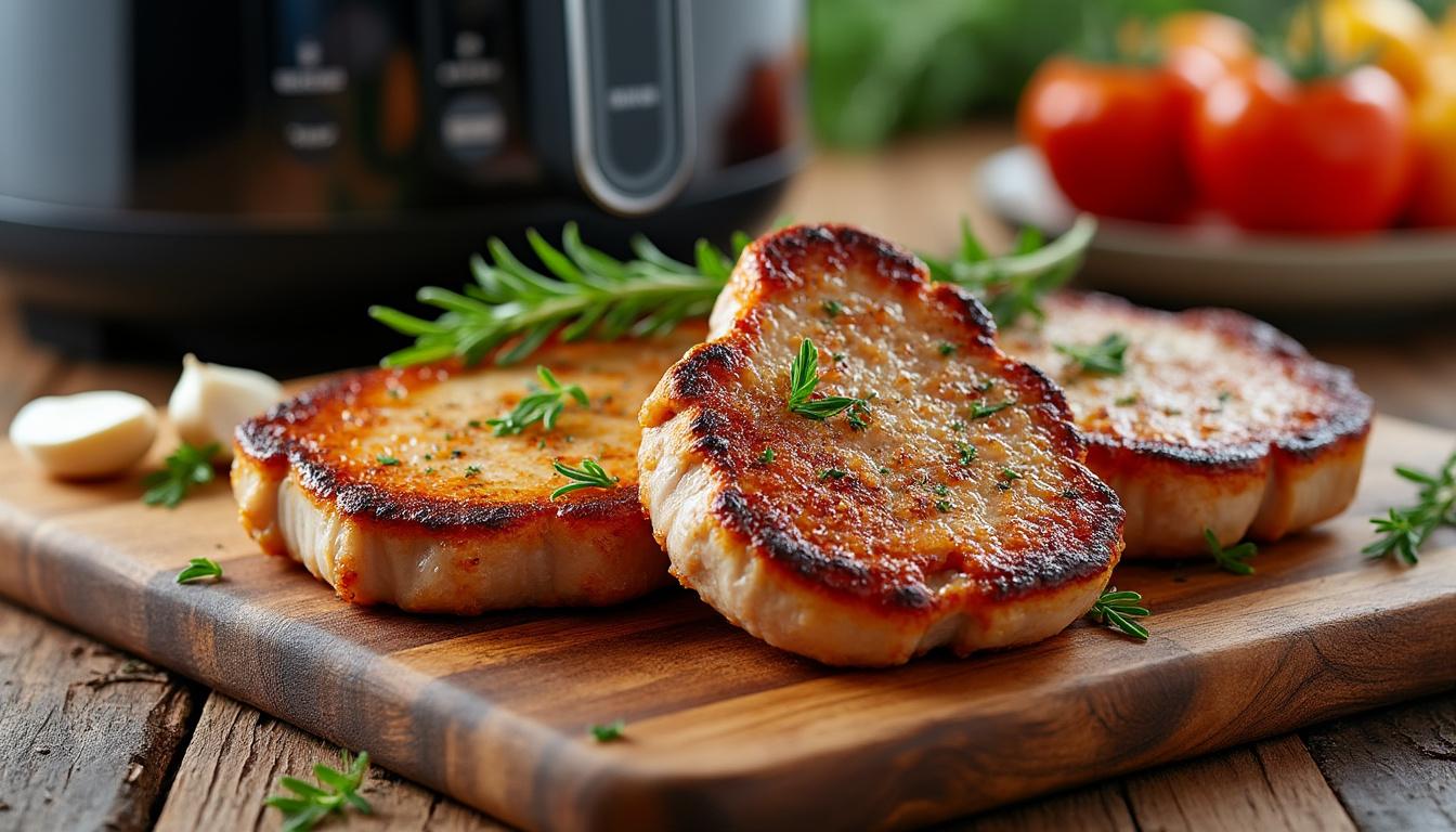discover the ultimate guide to cooking air fryer pork chops for juicy, crispy perfection every time. learn tips, recipes, and techniques to elevate your meal.