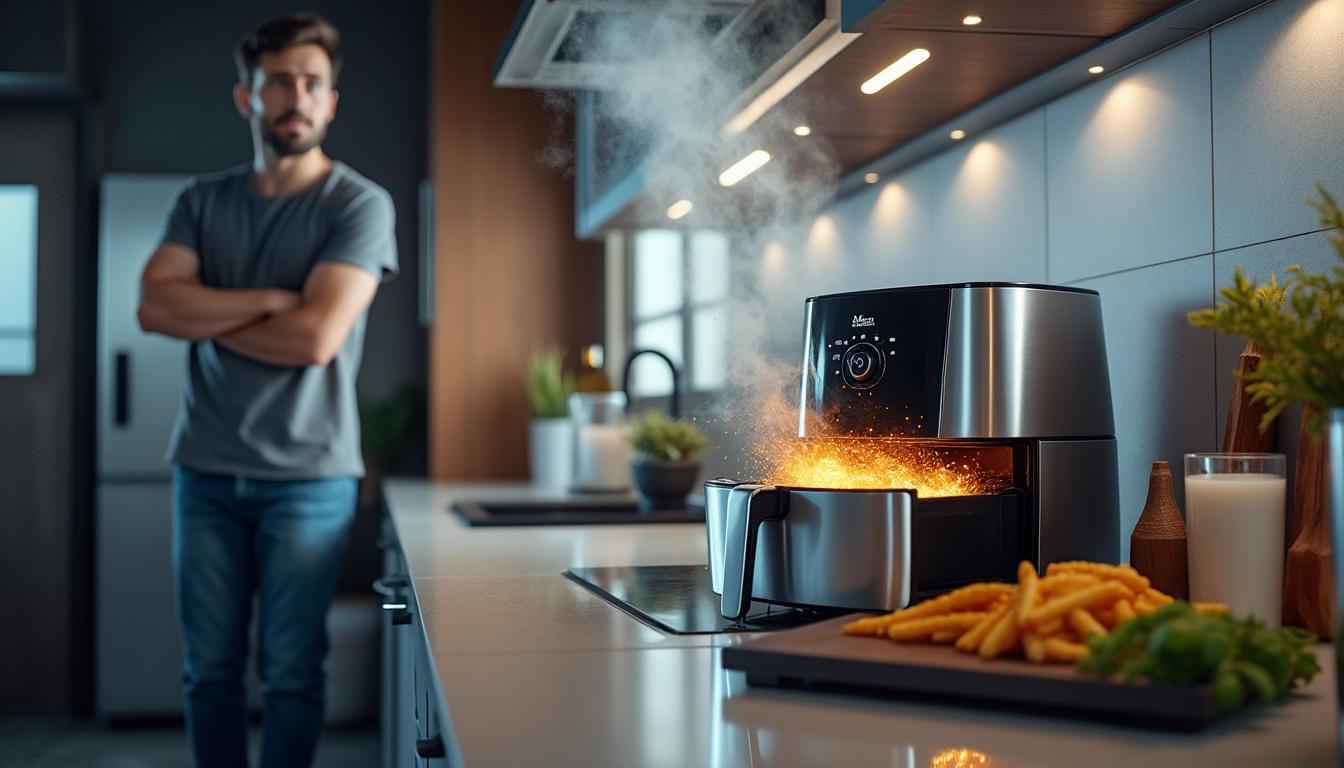 discover the safety risks of air fryers, including fire hazards, and learn essential tips to use them safely and prevent accidents.