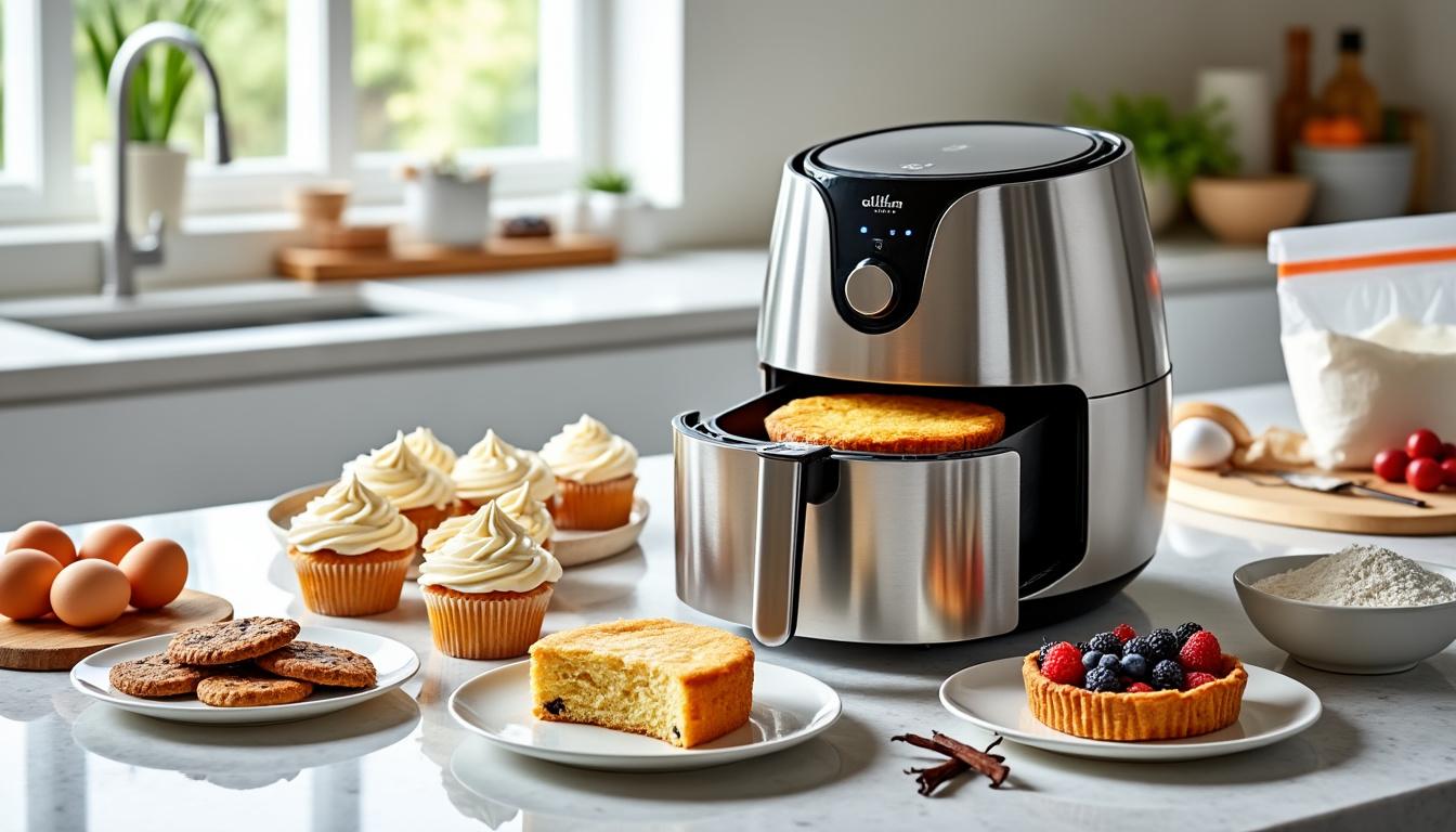 discover how to bake cakes and desserts in an air fryer with our comprehensive guide. learn the benefits, tips, and tricks to achieve delicious, perfectly baked treats every time.