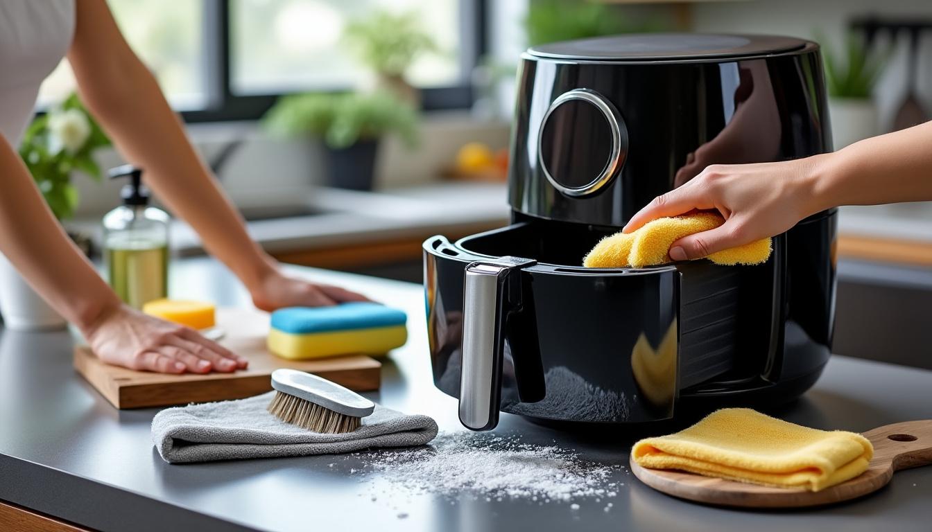 learn effective tips on how to clean and maintain your air fryer to ensure its longevity and optimal performance.