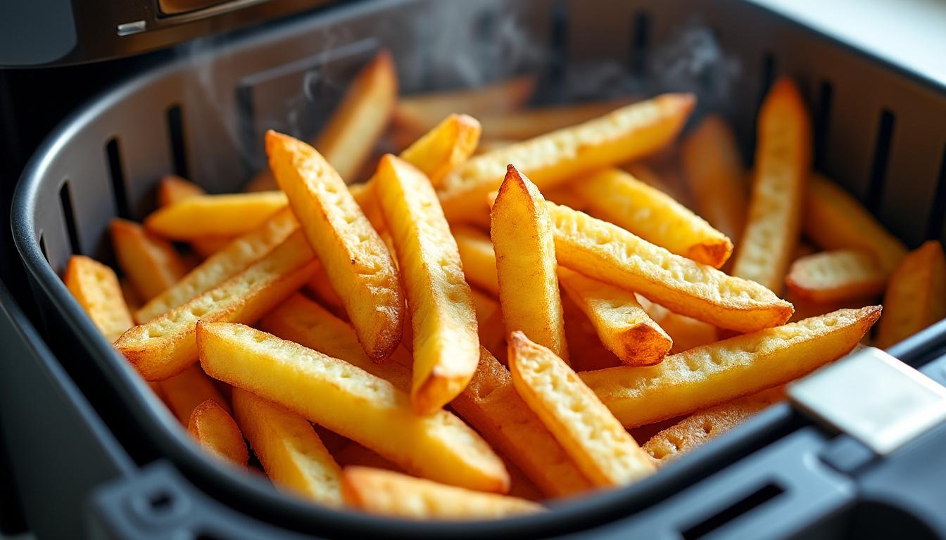 learn how to make perfectly crispy air fryer french fries without using any oil. discover tips and techniques for a healthy, delicious snack that's golden and crunchy every time.