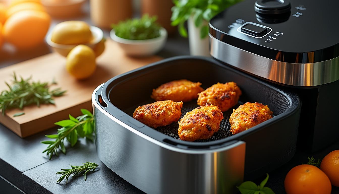 discover the ideal cooking time for chicken in an air fryer to achieve juicy, tender, and perfectly cooked results every time.