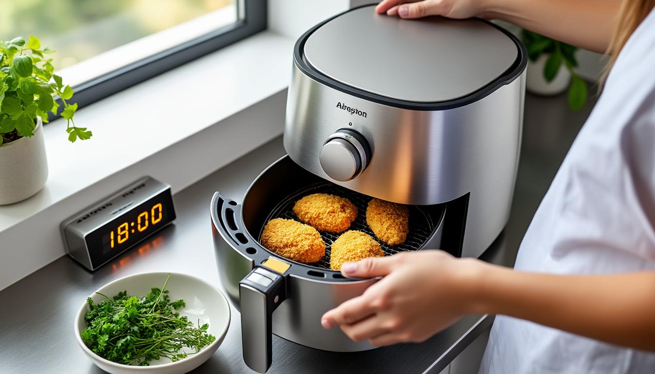 learn how to cook frozen chicken in an air fryer easily and achieve perfectly crispy and juicy results every time with our step-by-step guide.
