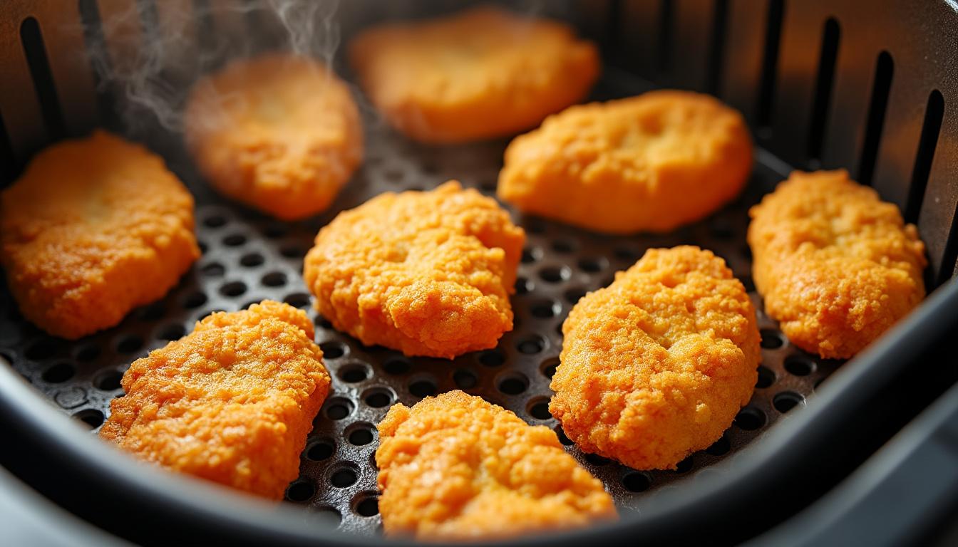 learn the best tips and techniques to cook frozen nuggets perfectly in an air fryer for a crispy, delicious snack every time.